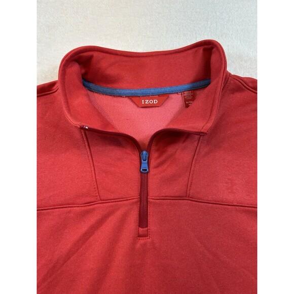 Izod Mens ¼ Zip Pullover Size XL – Salmon Colored - Picture 1 of 9